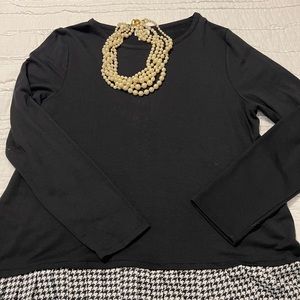 Classic and timeless Jcrew Houndstooth shirt. Can we work dressy or casual.